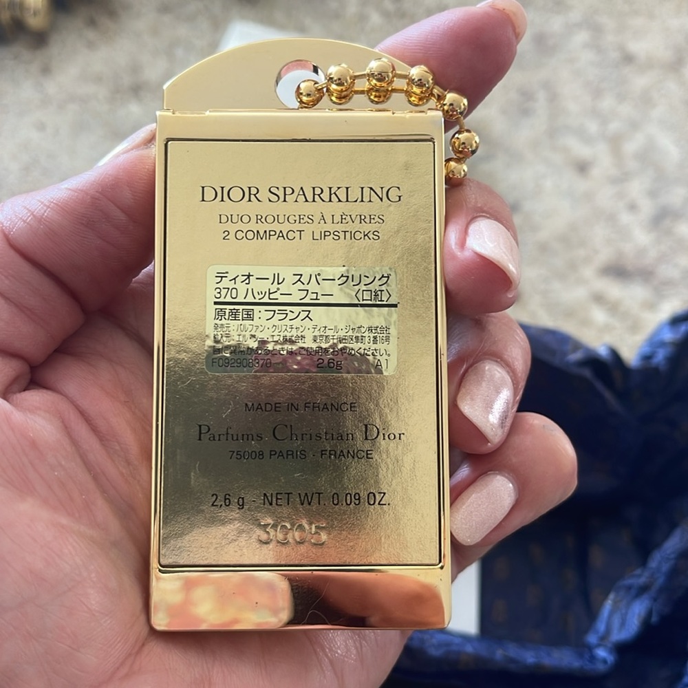 ❤️❤️SOLD❤️❤️Dior Limited Edition Gold Swarovski Crystal Keychain Holder - Picture 6 of 6
